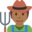 farmer, medium-dark skin tone